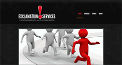 Desktop Screenshot of exclamationservicesusa.com